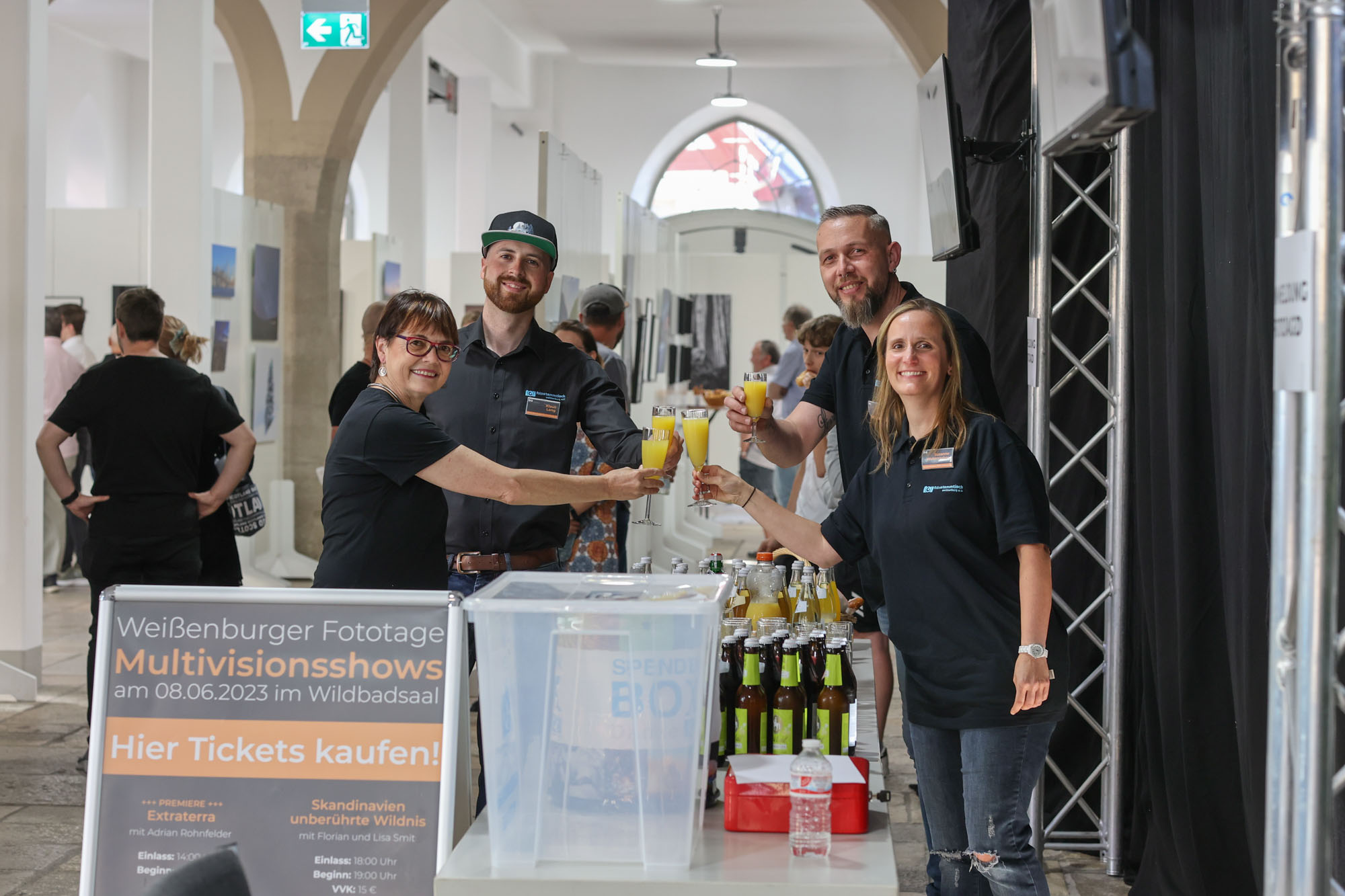 Gäste und Team bei den Weißenburger Fototagen